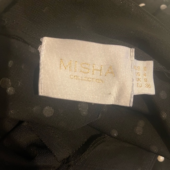 MISHA COLLECTION The MISHA Sandra Mesh Top with sequin embellished fabric small - Picture 3 of 3